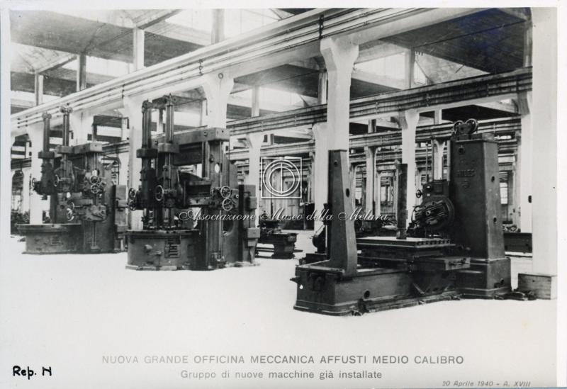 Rep N - Nuova grande officina meccanica affusti medio calibro (Gruppo di nuove macchine già installate) (2)