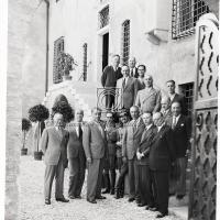 Responsabili dell'ispezione in un ritratto di gruppo